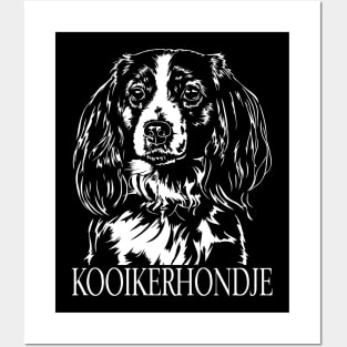 Funny Proud Kooikerhondje dog portrait Posters and Art